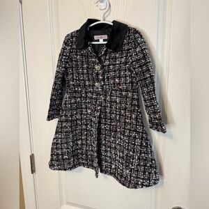 Katie May Black and Pink Tweed Jacket